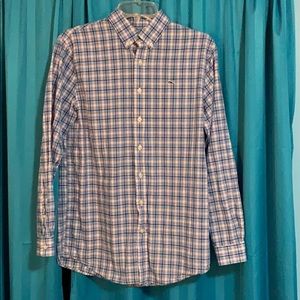 Vineyard Vines plaid button up whale shirt